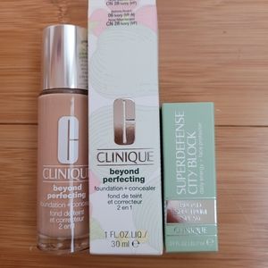 Clinique Foundation & Sunscreen set
